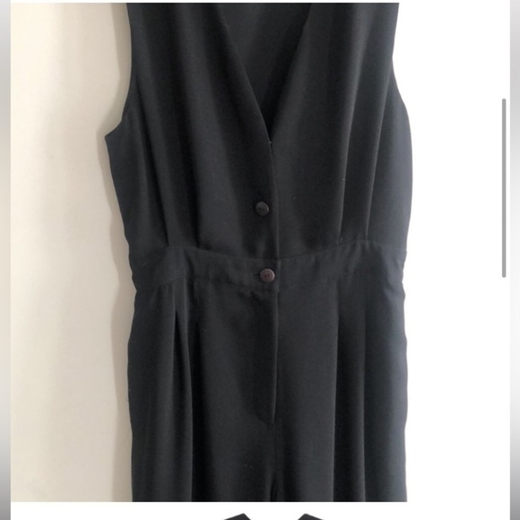 Ann Taylor  Deep V Neck Wide Leg Romper/Jumpsuit Size 14 - Picture 7 of 12